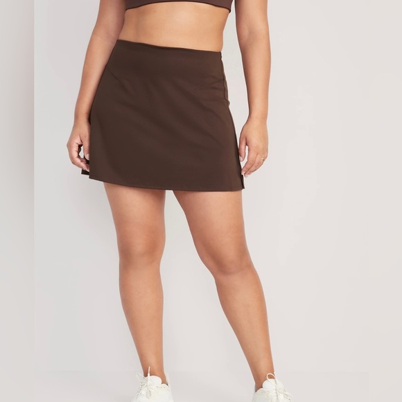 Old Navy Pants - Old Navy Active Extra High-Waisted PowerSoft Skort for Women Light Raisin Large